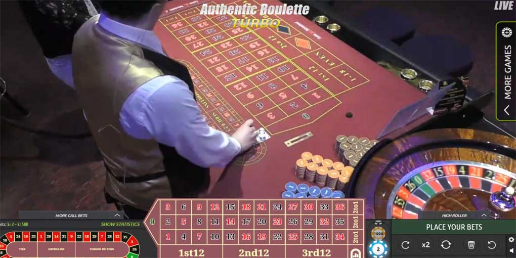 Authentic Gaming Roulette Live